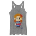thumbnail image 1 of Women's Nintendo Legend of Zelda Link's Awakening Marin Avatar  Racerback Tank Top Gray Heather X Small, 1 of 3