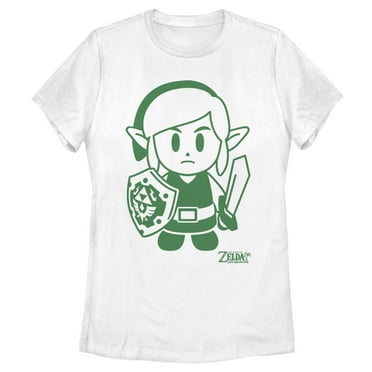 Women's Nintendo Legend of Zelda Link's Awakening Sleek Avatar  Graphic Tee White Medium