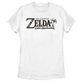 thumbnail image 1 of Women's Nintendo Legend of Zelda Link's Awakening Switch Logo Graphic Tee White Small, 1 of 4