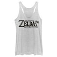 thumbnail image 1 of Women's Nintendo Legend of Zelda Link's Awakening Switch Logo Racerback Tank Top White Heather Medium, 1 of 3