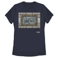 thumbnail image 1 of Women's Nintendo Legend of Zelda Link's Awakening Whale Stone Tablet  Graphic Tee Navy Blue Medium, 1 of 4