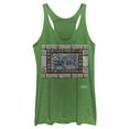 thumbnail image 1 of Women's Nintendo Legend of Zelda Link's Awakening Whale Stone Tablet Racerback Tank Top Envy Green 2X Large, 1 of 3