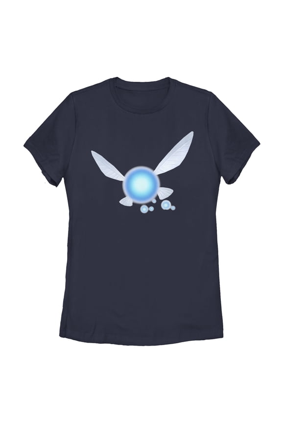 Women's Nintendo Navi Portrait Graphic Tee Navy Blue X Large