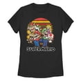 thumbnail image 1 of Women's Nintendo Retro Group Shot Distressed  Graphic T-Shirt, 1 of 4