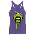 thumbnail image 1 of Women's Nintendo Splatoon Inkling Squid  Racerback Tank Top Purple Heather Medium, 1 of 3