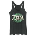 thumbnail image 1 of Women's Nintendo The Legend of Zelda: Tears of the Kingdom Game Logo Racerback Tank Top Black Heather Medium, 1 of 4