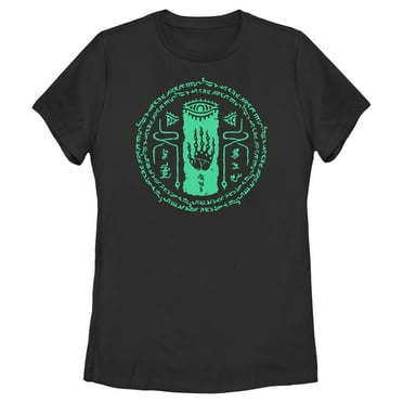 Women's Nintendo The Legend of Zelda: Tears of the Kingdom Glowing Shrine Rune  Graphic Tee Black Medium