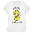 thumbnail image 1 of Women's Nintendo This is my Peach Costume  Graphic Tee White Small, 1 of 4