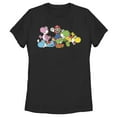 thumbnail image 1 of Women's Nintendo Yoshi in Many Colors  Graphic Tee Black Large, 1 of 3