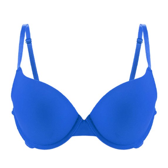 Women's No Padding Underwire Bralettes Comfortable Natural Support Everyday Bras Deep V Push up Lingerie