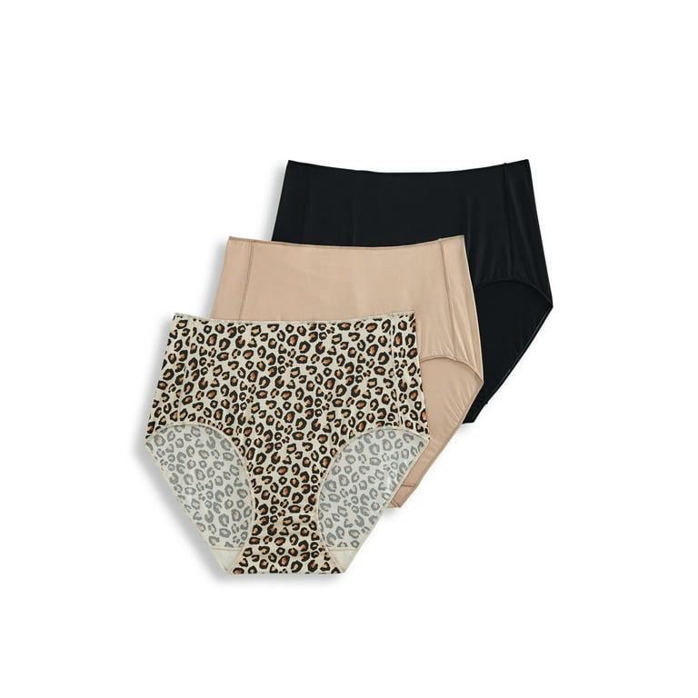 Women's No Panty Line Hip Brief Panties - 3 Pack