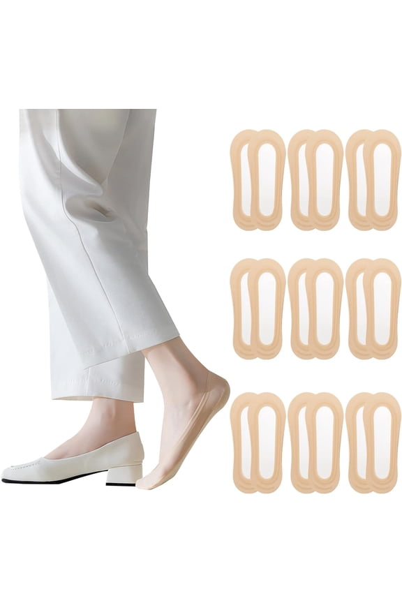 Women's No Show Liner Socks-Women's Invisible Socks Low-cut Footies for Flats High Heels,Hidden,Loafer