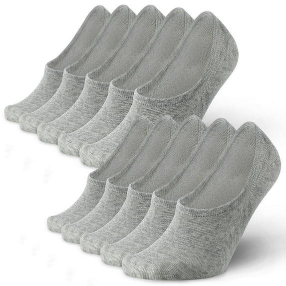 Women's No Show Socks - Breathable Cotton Blend, Moisture Wicking, Comfortable for Casual, Yoga, Home & Office - Cute Multi-Color Pack (Pink, Blue)