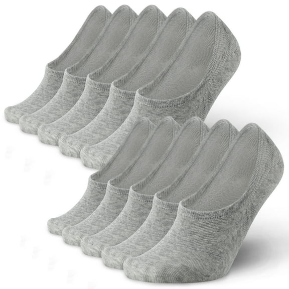 Women's No Show Socks - Breathable Cotton Blend, Moisture Wicking, Comfortable for Casual, Yoga, Home & Office - Cute Multi-Color Pack (Pink, Blue)