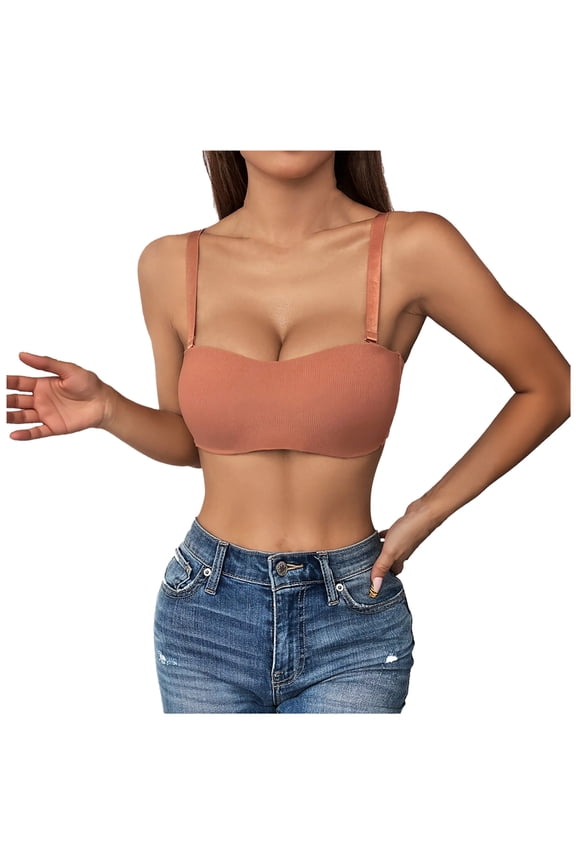 Women's No Underwire Breathable Bras, Comfortable Wireless Back Hook Bralette, Push up Beauty Back Brassieres