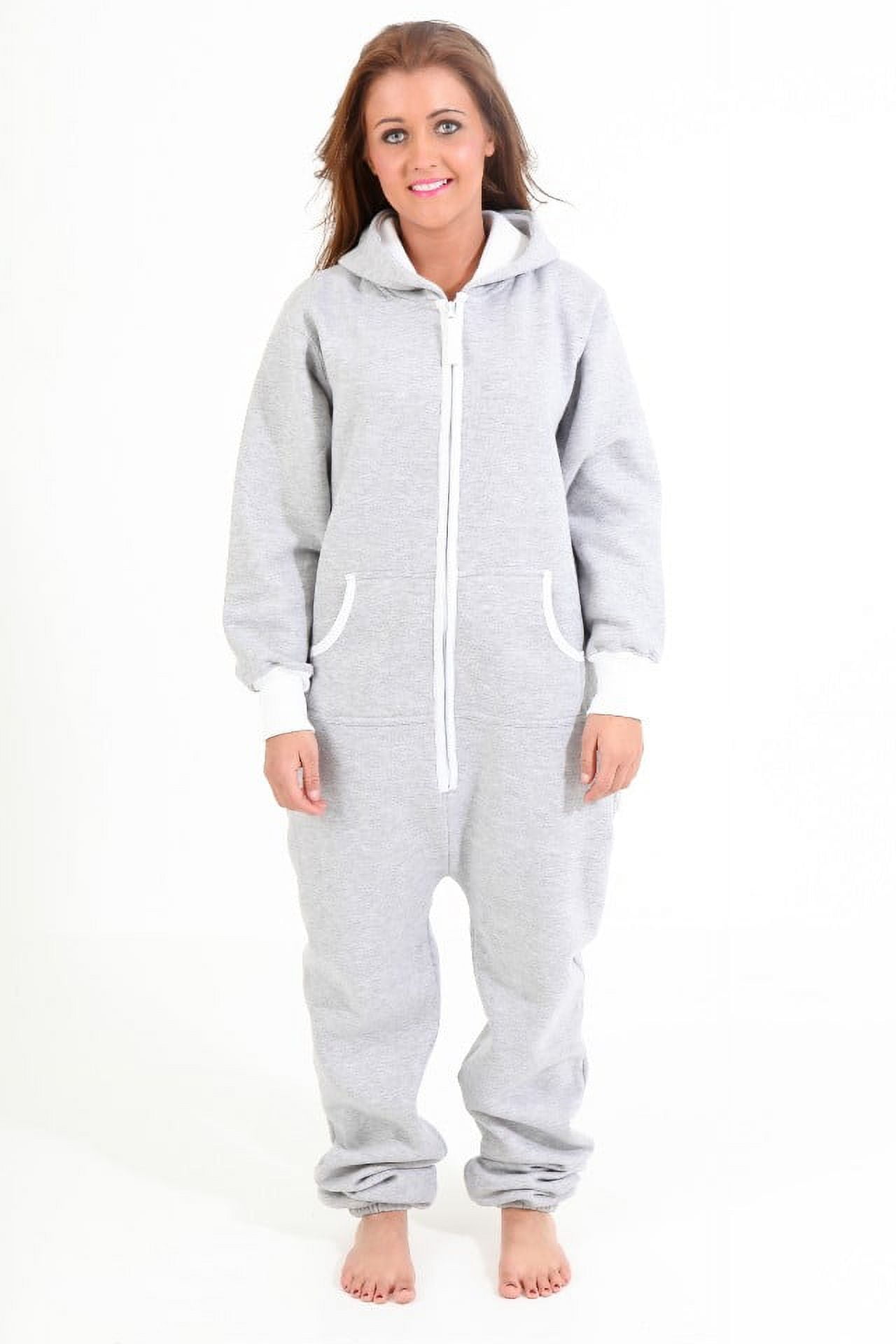 Women's NonFooted One Piece Pajamas Sleepwear Adult Bodysuit Ladies