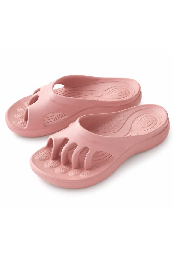 Women's Non-Slip Five-Toe Paw Slippers, Casual Toe-Separating Slide Sandals