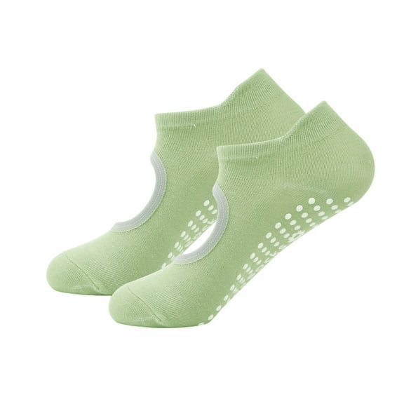 Women's Non-Slip Grip Socks: Breathable Invisible Liner Footies with Silicone Grips