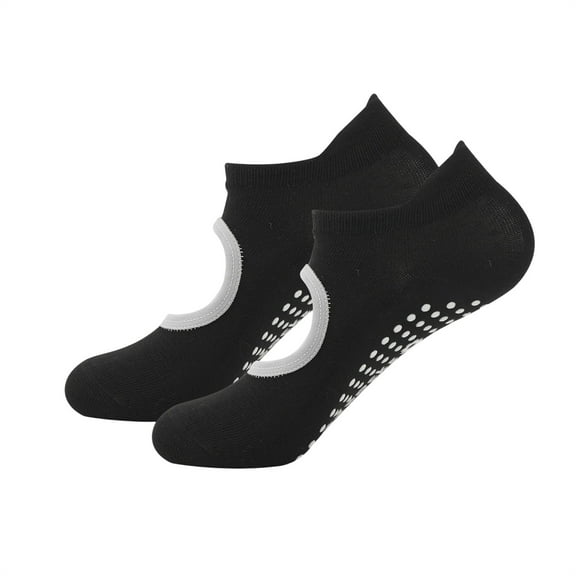 Women's Non-Slip Grip Socks: Breathable Invisible Liner Footies with Silicone Grips