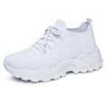 thumbnail image 1 of Women's Non Gym Workout Shoes, Lightweight Breathable Tennis Shoes, Mesh Walking Sneakers, 1 of 6