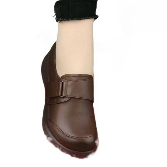 Women’s Non-Slip Waterproof Work Shoes, Oil-Resistant Kitchen Chef Shoes, Lightweight Flat Slip-On Safety Shoes for Restaurant, Hospital, Cleaning & Daily Work