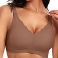 thumbnail image 1 of Women's Non Underwire Comfortable Push Up Non Thin Bottom Bra plus Size Sports Bra for Women Womens Bras No Underwire Pack Bra 36c One Shoulder Sports Bra Top Womens Workout Sports Bra Bras for Women, 1 of 3