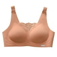 thumbnail image 1 of Women's Non Wired Padded Full Cup Bra - Wireless Supportive Bustier - W-Shape Structure Breathable Comfort Bra, 1 of 8
