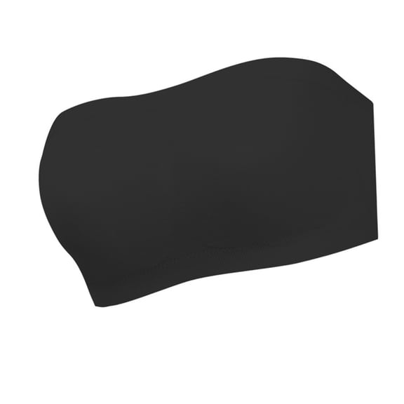 Women's Nonslip Strapless Bandeau Bra Invisible Design Soft Padded Lift Support Tube Top Bustier Bralette Full Coverage