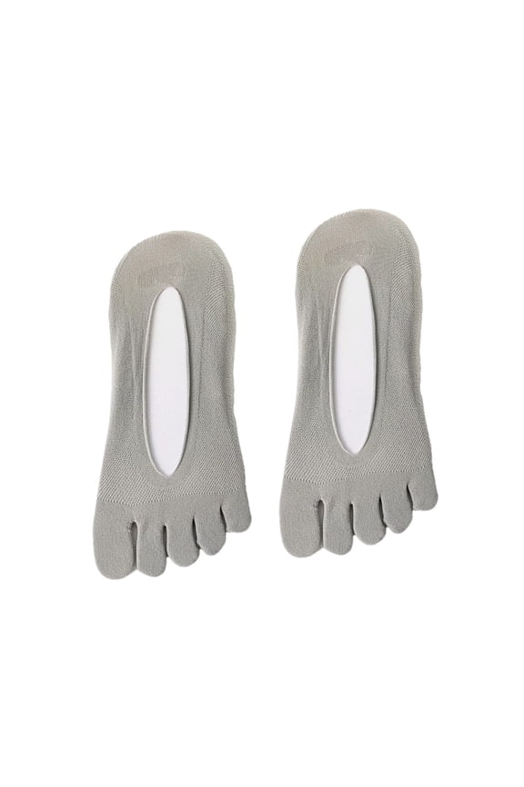 Women's Not Show Toe Socks Invisible Low Cut Liner Socks with Toes Separated for Athletic Running Five Finger Sock