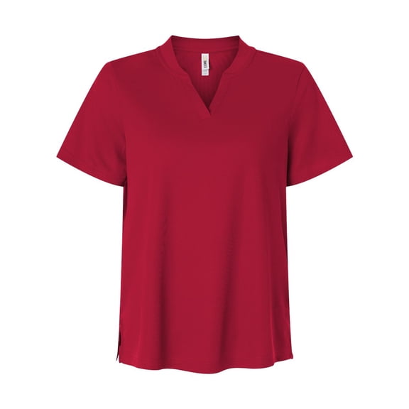 CORE365 CE108W Women's Nova Performance Pique Polo-Classic Red-3XL