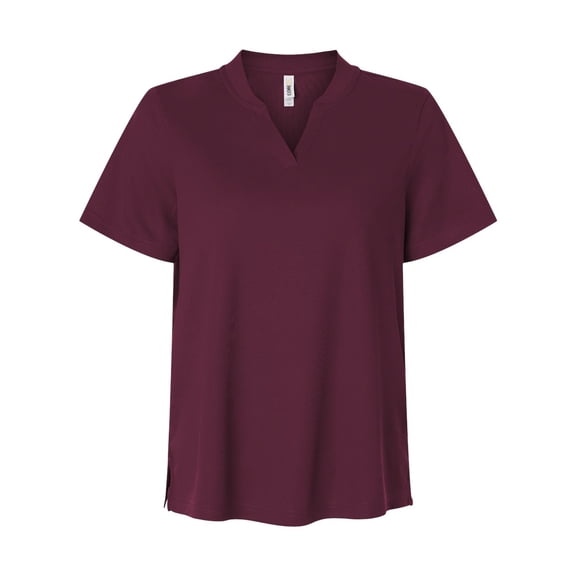 CORE365 CE108W Women's Nova Performance Pique Polo-Burgundy-L