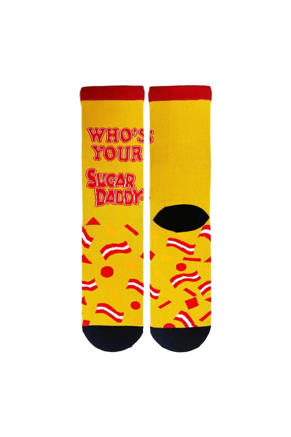 Womens Novelty Crew Socks, Crazy Funny Cotton Dress Socks Gift - Who's Your Daddy