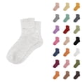 thumbnail image 1 of Women's Novelty Glitter Slouch Socks 2026 Cute Trendy Comfortable Stretch Casual Mid Calf Socks, 1 of 4