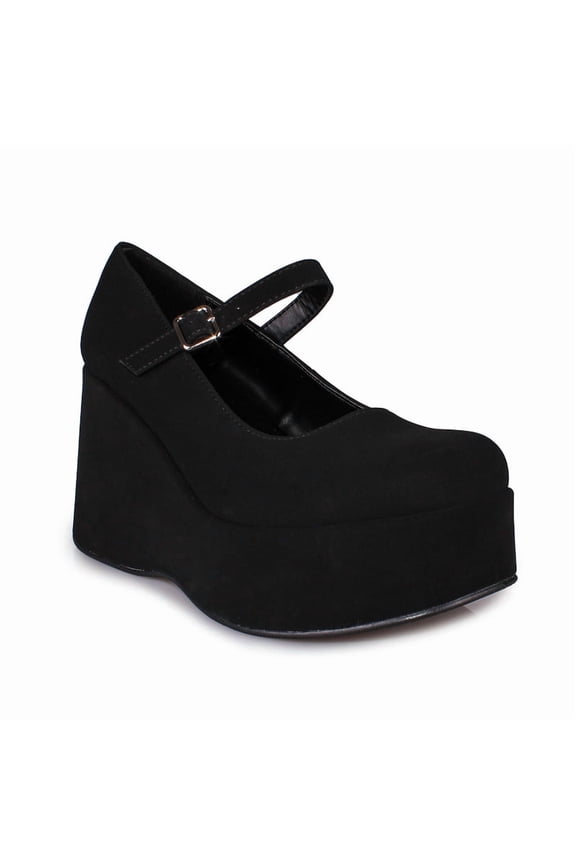 Women’s Nubuck Mary Jane Wedge