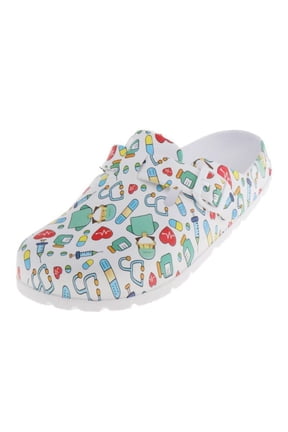 Women's Nurse Nursing Shoes Waterproof Slip-Resistant Clogs Outdoor Slippers - 40 41