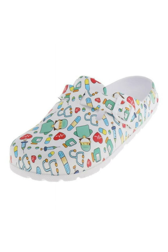Women's Nurse Nursing Shoes Waterproof Slip-Resistant Clogs Outdoor Slippers - 40 41