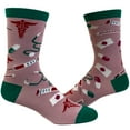thumbnail image 1 of Women's Medical Pattern Socks for Nurses and Doctors Cute Funny Hospital Graphic Novelty Footwear, 1 of 7