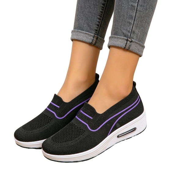 Women's Nursing Shoes Air Cushion Nurse Shoes Orthopedic Wedge Sneakers ...