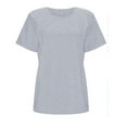 thumbnail image 1 of Women's Nursing Tops for Breastfeeding Maternity Shirts Double Layer Pregnancy Clothes Postpartum Tee Shirt, 1 of 5