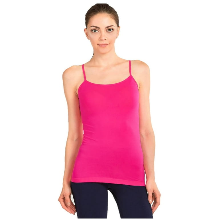 60 Pieces Sofra Ladies Seamless Tank Top With Knitted Design In Cherry - Womens  Camisoles & Tank Tops - at 