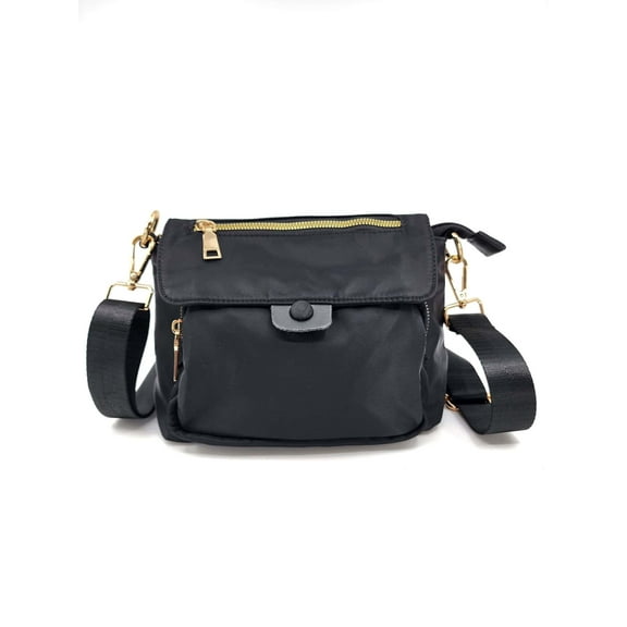 Women's Nylon Flap Crossbody Bag