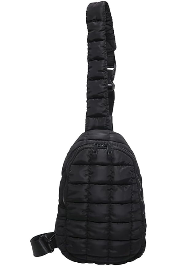 Women's Nylon Handbags Fluffy Handbags Shoulder Quilted Backpacks Travel Hiking Backpacks