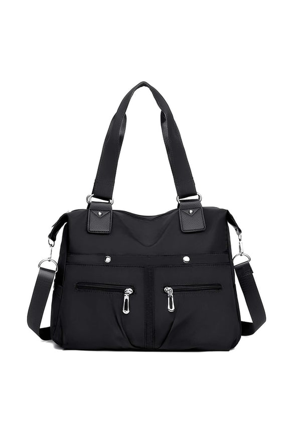 Women's Nylon Waterproof Tote Bag, Large Capacity Waterproof Multi Pocket Shoulder Bag, Nylon Tote Bag