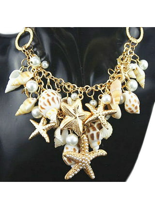1 Box 270Pcs Bracelet Making Kit Ocean Theme Bracelet Set Colorful 6mm  Glass Beads Turtles Mermaids Starfish Charms for Jewelry Marking Bracelets