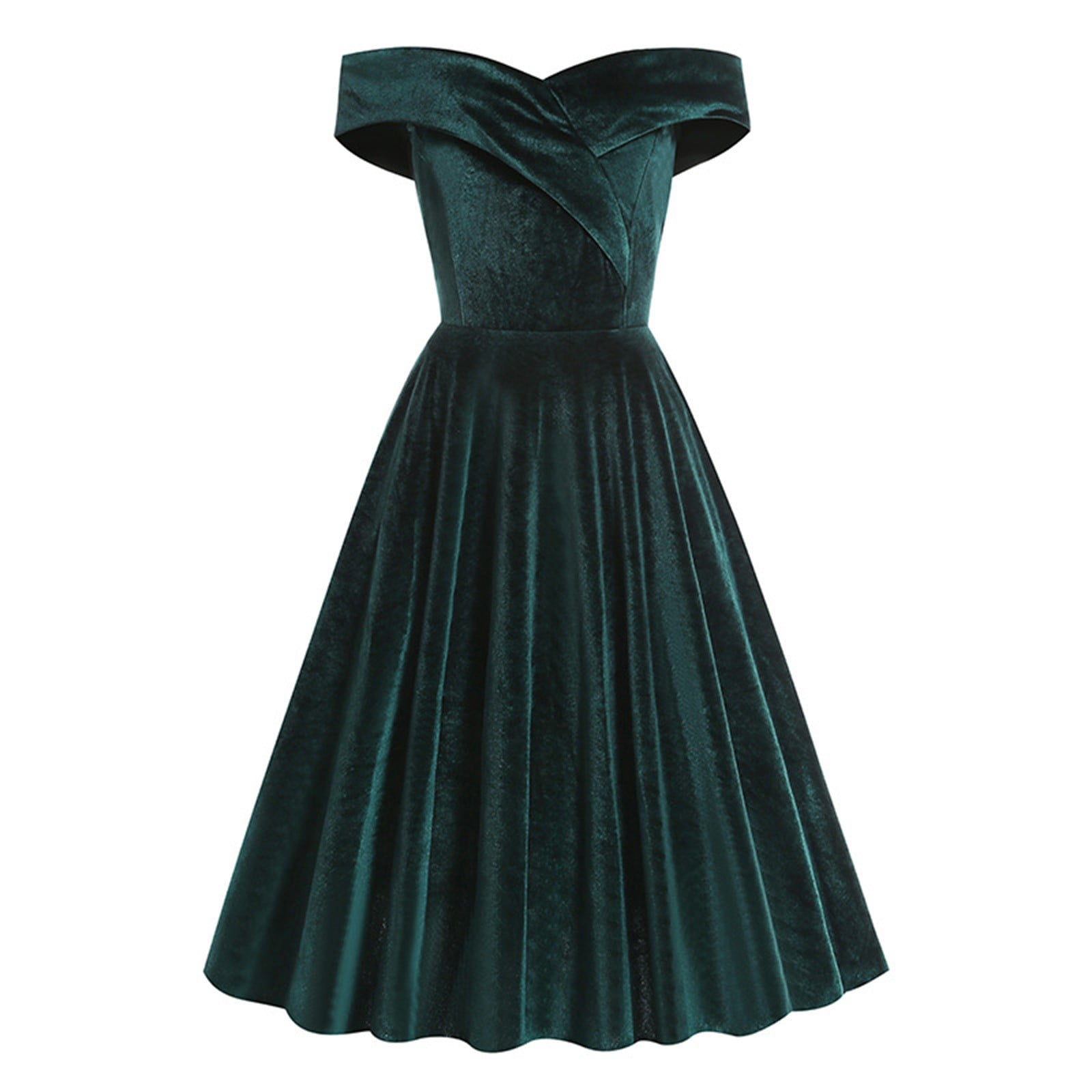 1950s off the shoulder dress 1950s Off Shoulder Dress Sewing Pattern: McCalls 3687, Bust 34