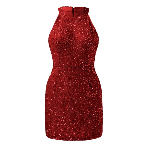 Women's Off Shoulder Dress Red Glitter Dress Carnival Outfit Women Dresses Fall