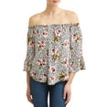 thumbnail image 1 of Women's Off the Shoulder Flutter Sleeve Top, 1 of 4