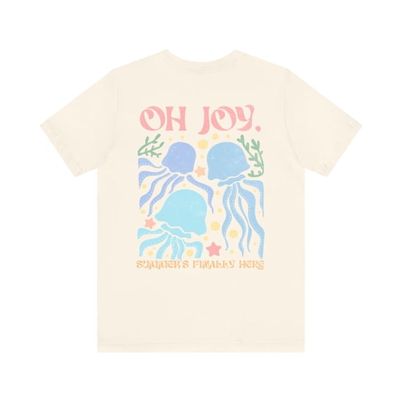Women's Oh Joy Summers Here Front/Back Cotton Beach Shirt