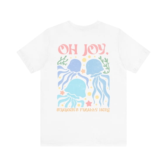 Women's Oh Joy Summers Here Front/Back Cotton Beach Shirt
