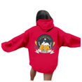 thumbnail image 1 of Women's Oktoberfest Printed Drop Shoulder Hoodie for Everyday Wear and Casual in Autumn/Winter Season Red 4XL, 1 of 7